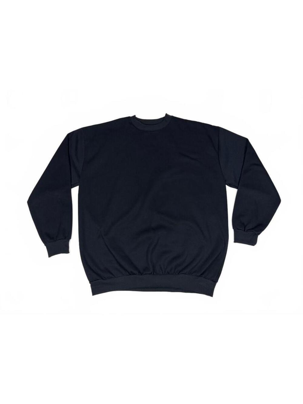 Vintage Hill Crewneck Sweatshirt Mens 3XL Black Made in USA